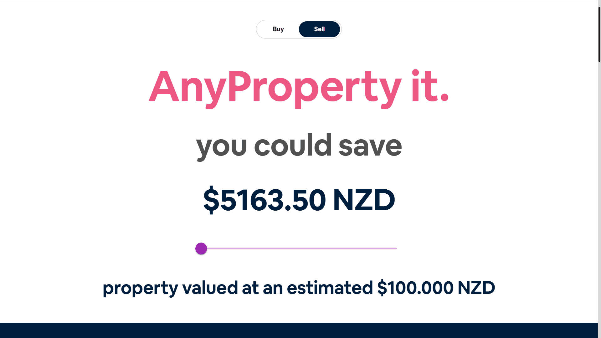 AnyProperty It — agent commission savings calculator