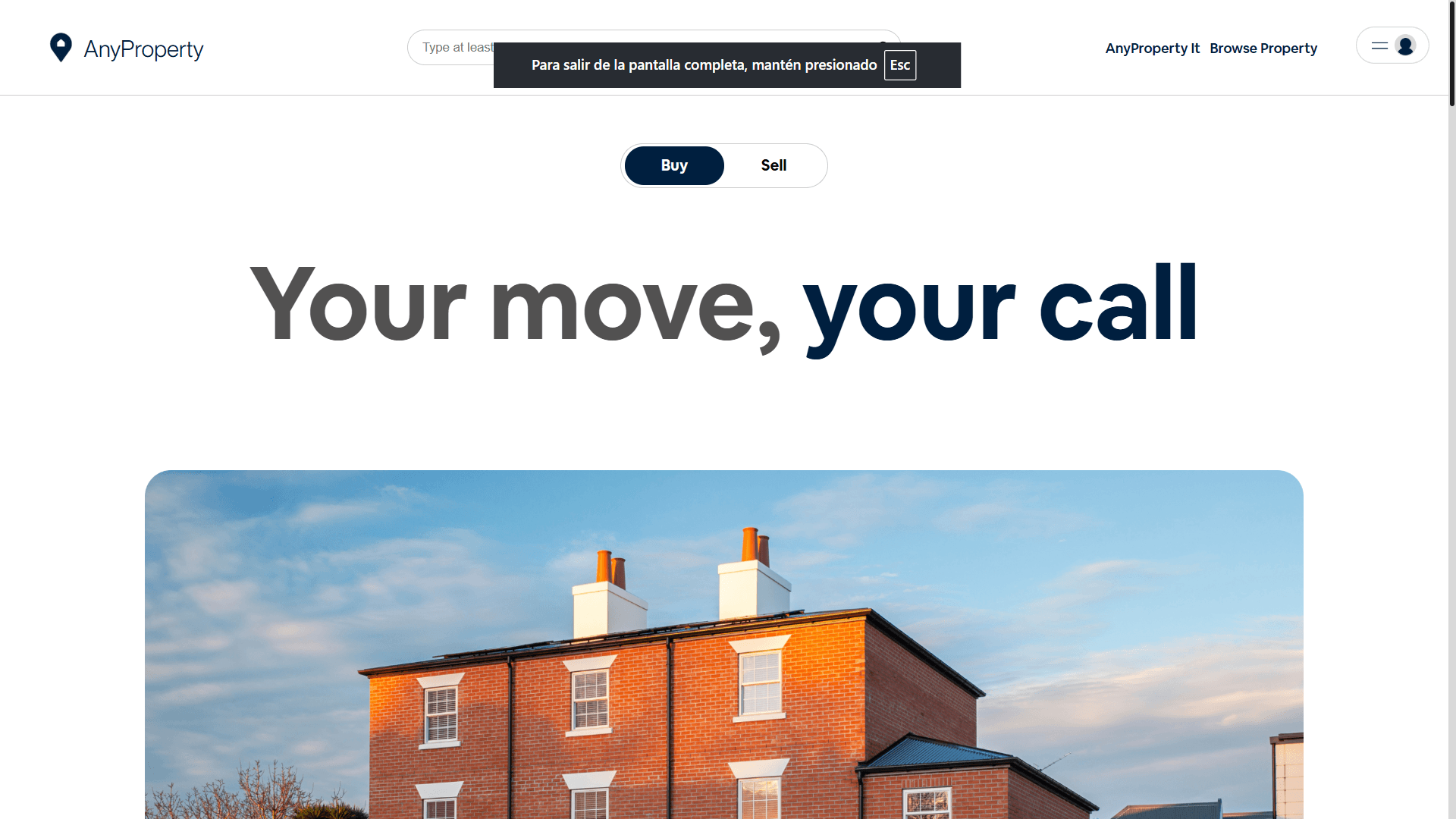 Homepage — Your move, your call
