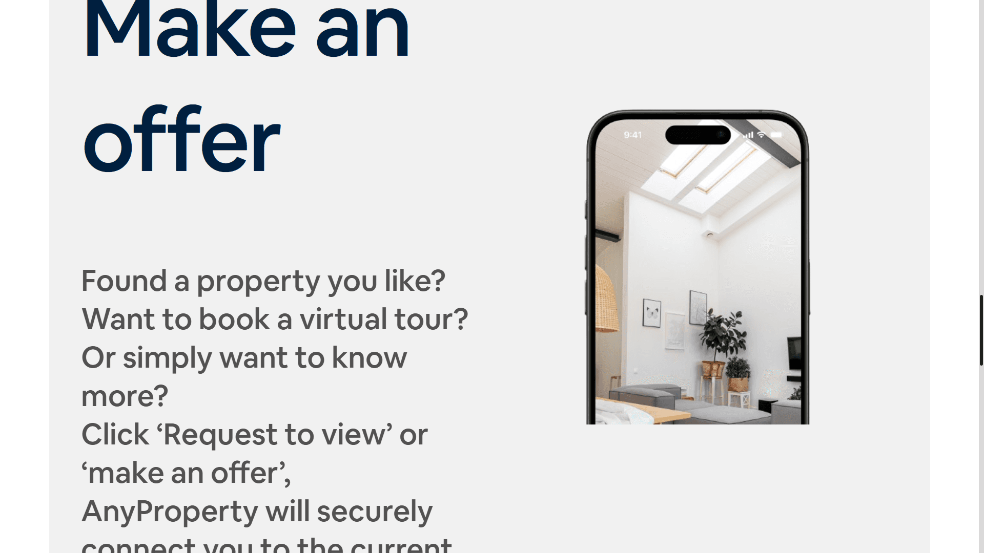 Make an offer — P2P buyer-seller connection