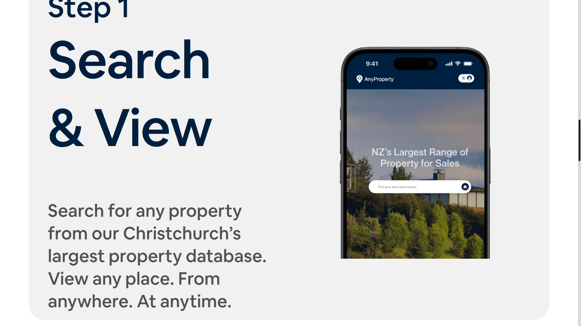 Search & View — Christchurch property database